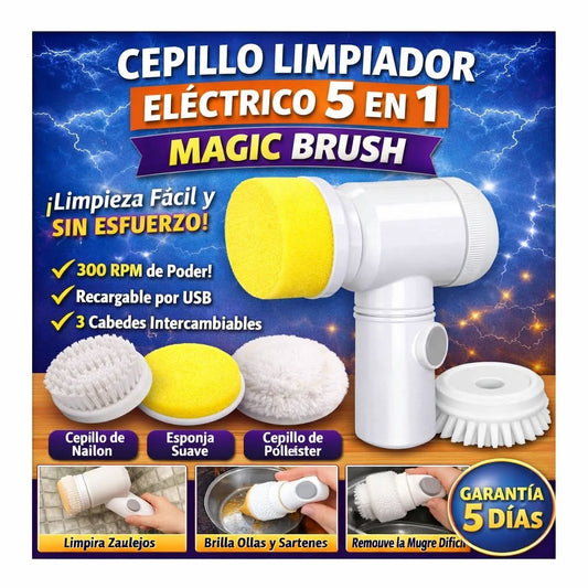CEPILLO LIMPIADOR ELECTRICO 5 EN 1