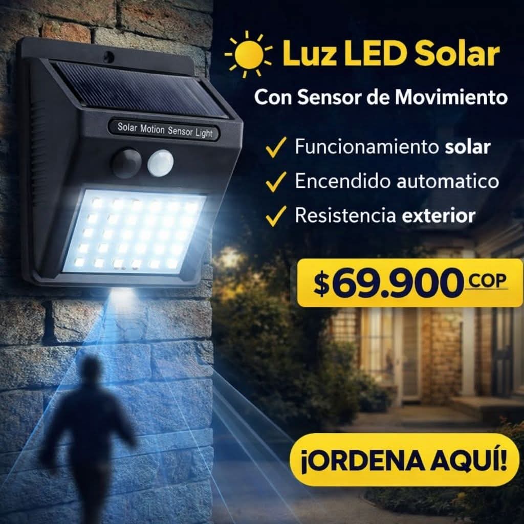 LUZ LED SOLAR